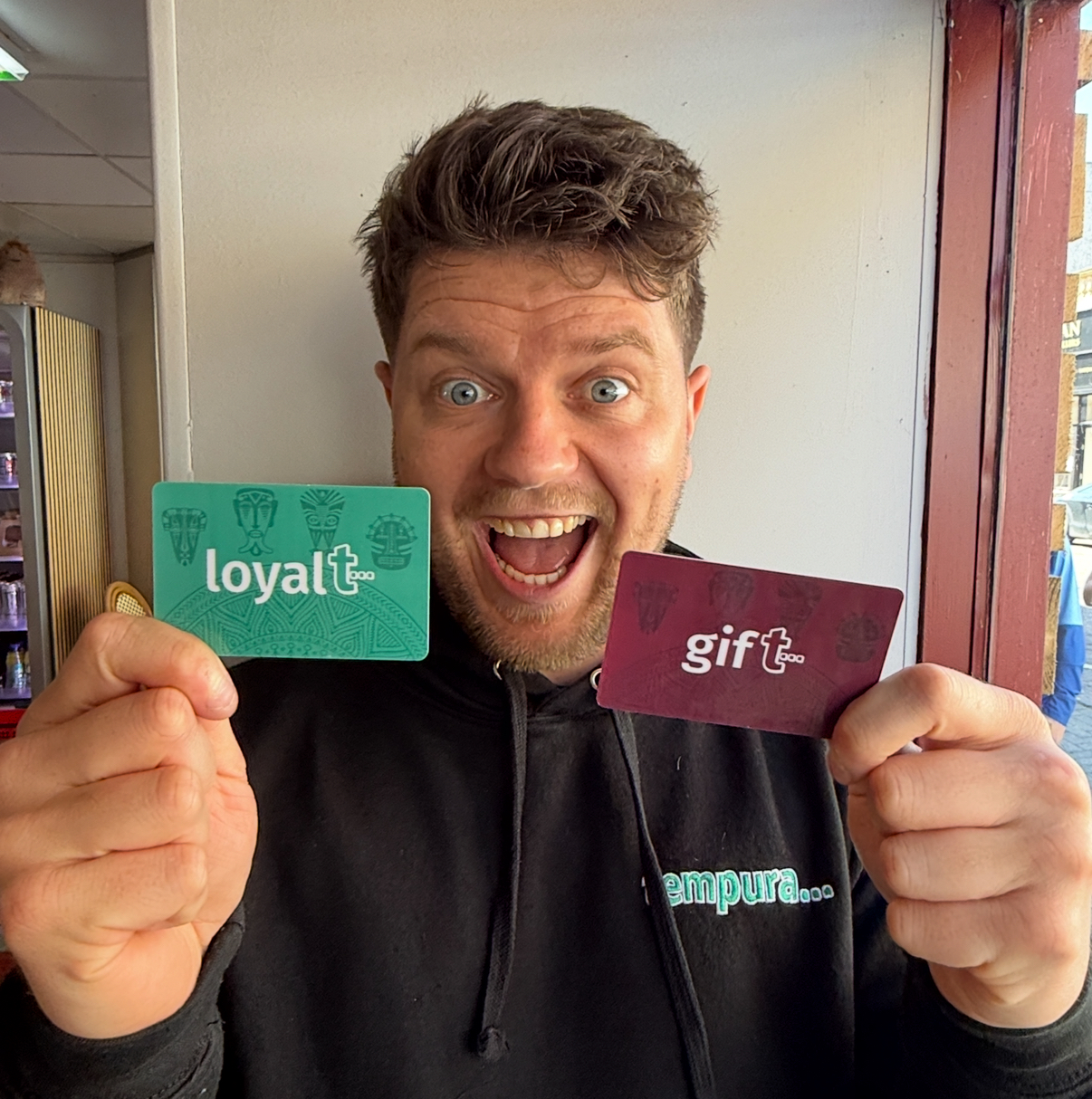 Tempura loyalty/gift card example