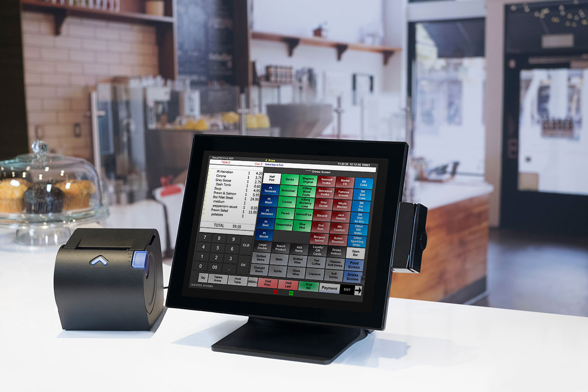 EPOS reporting showing transaction trends and exceptions