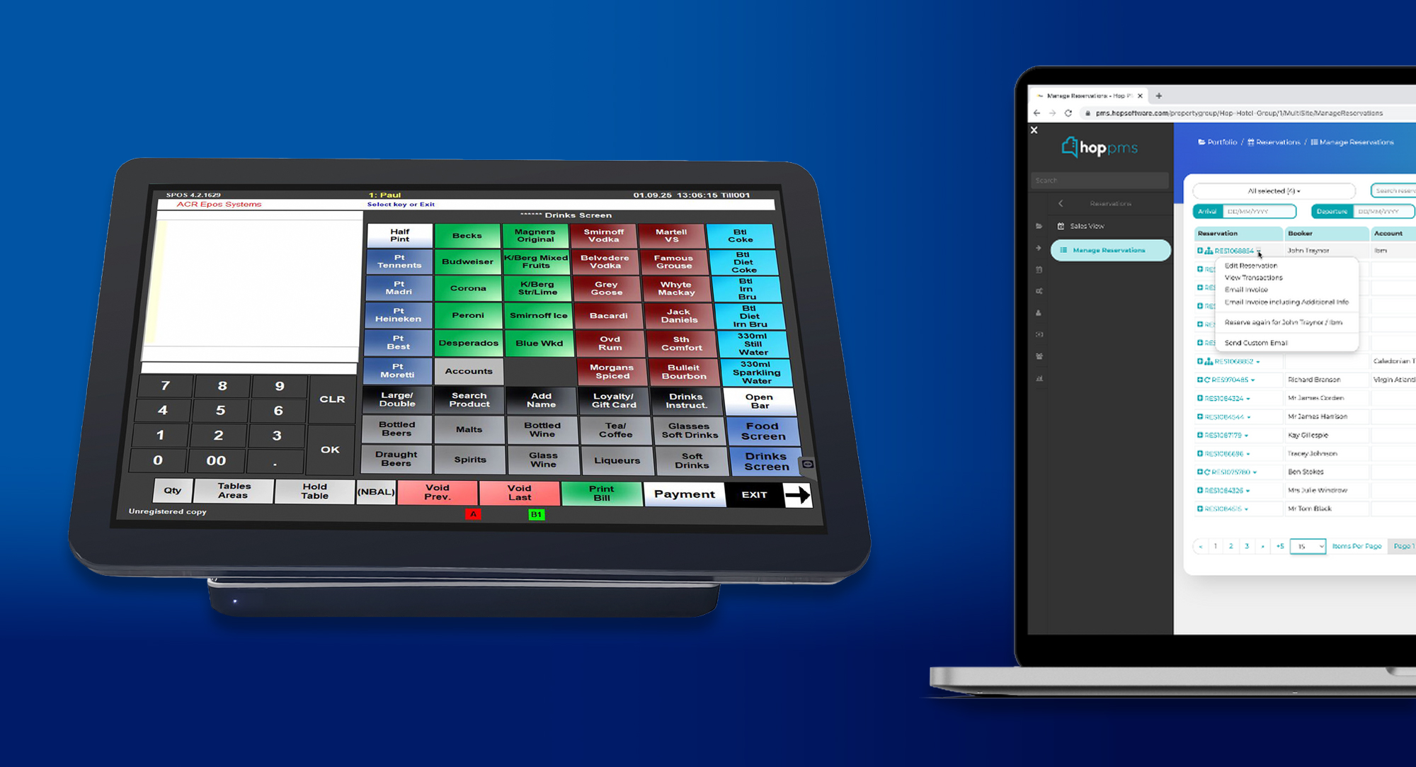 SPOS EPOS with HOP PMS