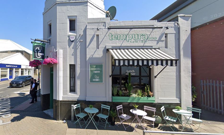Tempura restaurant exterior or founders